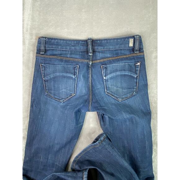 VTG 7 For All Mankind Jeans Wide Leg Flare Denim Inseam 30 Women’s Sz 27 - Picture 11 of 12